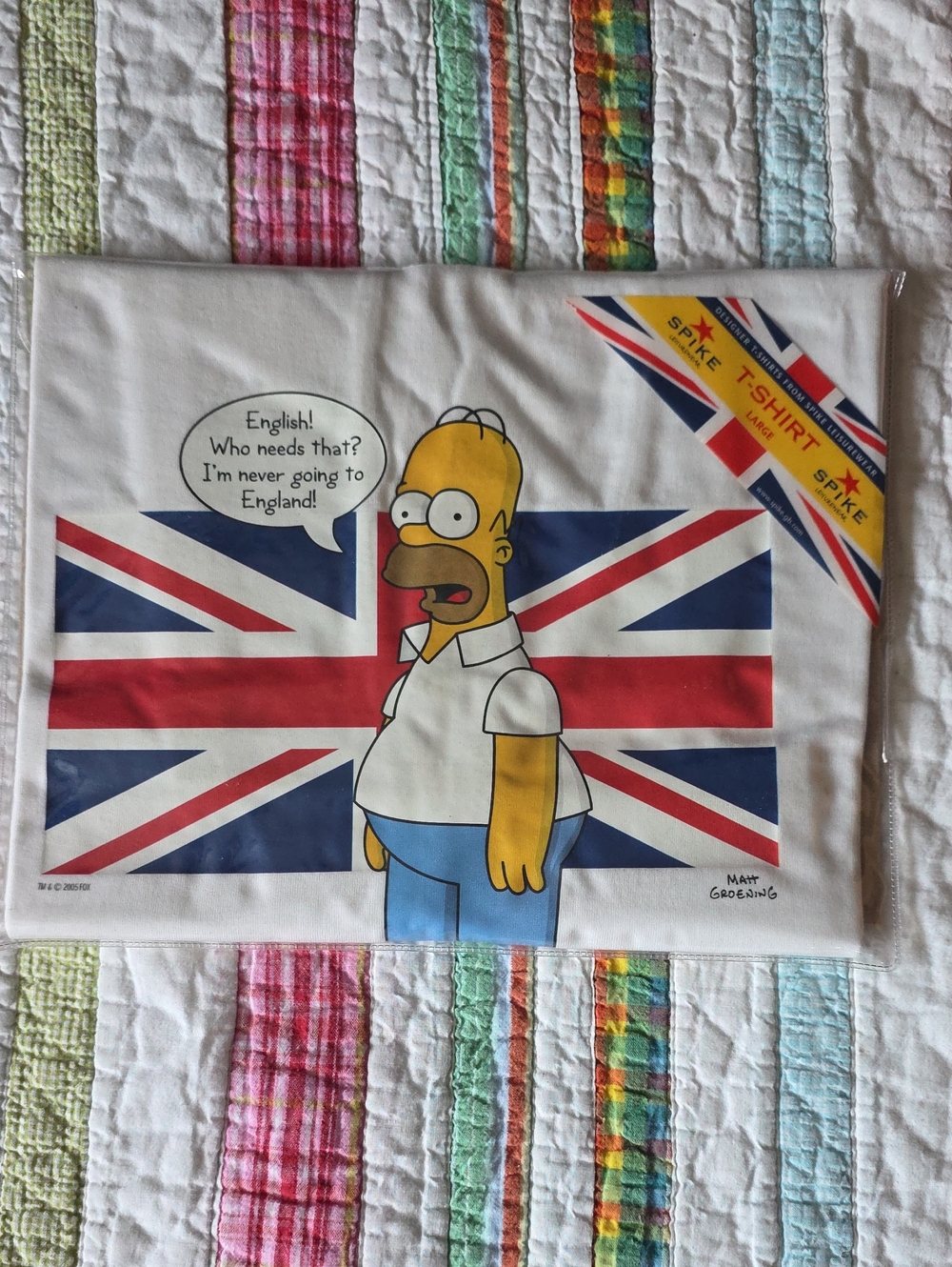 Homer Simpson Tshirt Size L